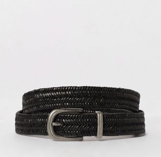 Brunello Cucinelli Cintura Brunello Cucinelli in pelle stretch intrecciata