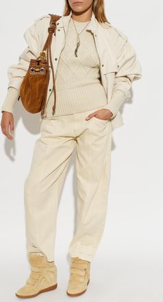 Isabel Marant Edany Jacket, Womens, Cream