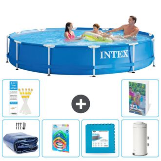 Intex Piscina Con Estructura Redonda - 366x76 Cm - 7-piezas S55