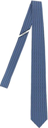 Ferragamo Gancini Sciarpe Blu-Uomo