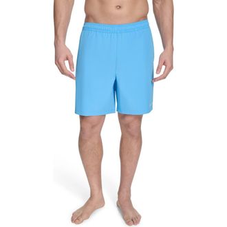 Calvin Klein Hybrid Volley Stretch Swim Shorts in Light Blue at Nordstrom Rack, Size Xx-Large