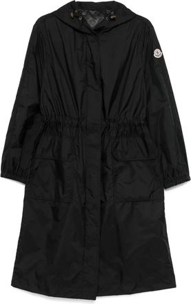 Moncler Giacca con cappuccio e tasca - Nero