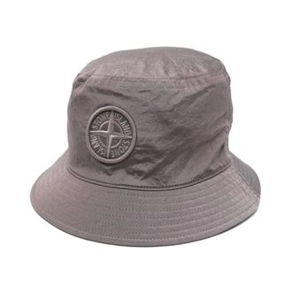 Stone Island Hats, male, Purple, Size: L Bucket Hat