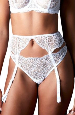 Journelle Allegra Suspender Belt in Blanc at Nordstrom, Size X-Small