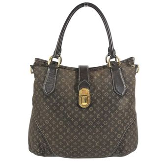 Louis Vuitton Brown Fusain Monogram Idylle Shoulder Bag Tote Bag (Pre-Owned)