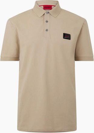 HUGO BOSS Mens Dereso Regular Fit Polo Shirt - Cream - Size: 38