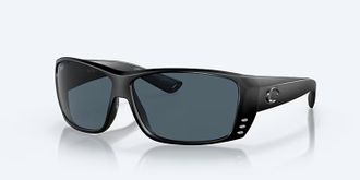 Costa Unisex Cat Cay Polarized Sunglasses In Blackout Frame Gray