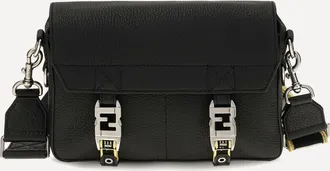 Fendi Borsa a Tracolla Flow in cuoio Romano Man UNI