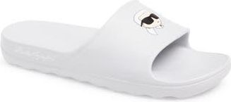 Karl Lagerfeld Sacha Slide Sandal in Light Grey at Nordstrom Rack, Size 12