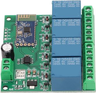 OEM M&oacute;dulo Bluetooth De 4 Canales Para Hogar Inteligente, Control Remoto Con Alta Inmunidad A Las Interferencias, Fuente De Alimentaci&oacute;n De 5 V Cc