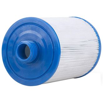 Beliani Beliani - Filtro Para Ba&ntilde;era De Hidromasaje Sint&eacute;tico Blanco/azul Arcelia