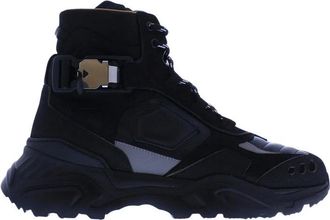 Buscemi Hoge Top Gevecht Sneakers Zwart - Heren - Veterlaarzen - Zwart - 45 EU - Schoenen