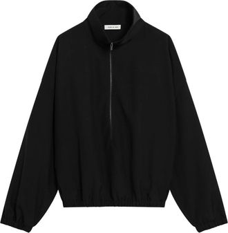 Fear of God Half Zip Track Jacket - Heren - Zomerjassen - Zwart - L - Wol - Jassen