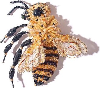 Deepa Gurnani Honeybee Brooch