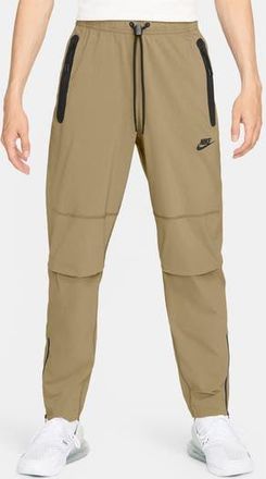Nike Dri-FIT Tech Woven Pants in Parachute Beige/Black at Nordstrom Rack, Size Medium