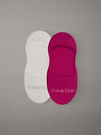 Calvin Klein 2 Pack Moisture-Wicking Invisible Socks