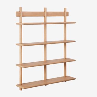 Sklum Estanter&iacute;a De Pared En Madera Mianor Sklum &x2194&xfe0e 120 Cm