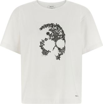 Alexander McQueen Totenkopf-T-Shirt