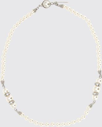 Alessandra Rich Collana con perle e cristalli Alessandra Rich