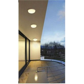 Trade Shop Trade Shop Traesio - Trade Shop - Plafoniera A Soffitto Da Giardino A Led 24w Luce Fredda Calda Naturale Ip65 Es52