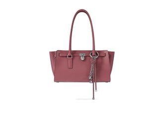 Michael Kors Hamilton Moderne Small East West Shoulder Tote Handbags Rosewood : MD, Leather