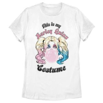 Batman Womens Batman Harley Quinn Gum Costume Graphic T-Shirt in White at Nordstrom, Size Xx-Large