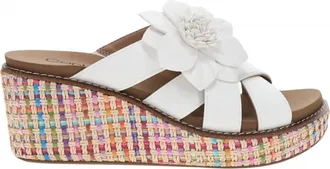 Corkys Footwear Womens Heartbreaker Wedge Sandals In White