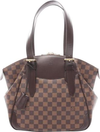 Louis Vuitton Pre-owned Handbags, female, Brown, Size: ONE SIZE Pre-owned Handle Satchel