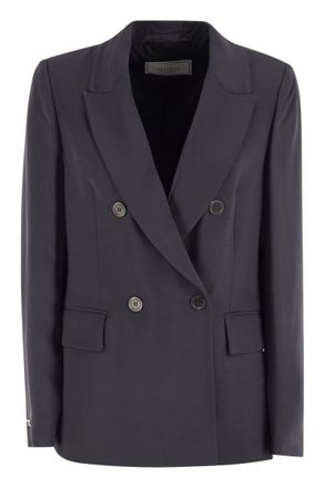 PESERICO Stretch Viscose Cady Blazer