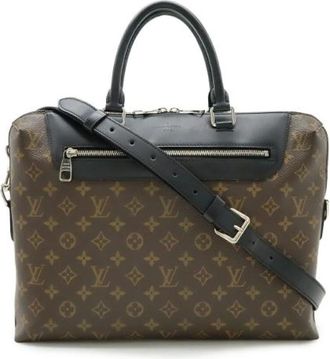 Louis Vuitton Pre-owned Handbags, male, Brown, Size: ONE SIZE Pre-owned Porte-Documents Jour NM Monogram 2way Bag
