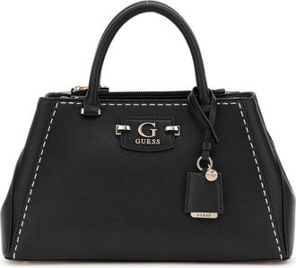 Guess Anadela 3 Compartimenten Satchel Tas - Dames - Handtassen - Zwart - ONE Size - Tassen