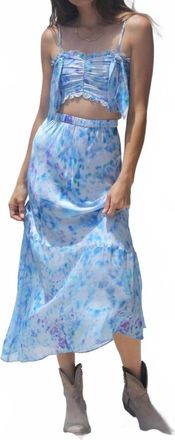 Jen's Pirate Booty Skydancer Skirt In Blue Sky