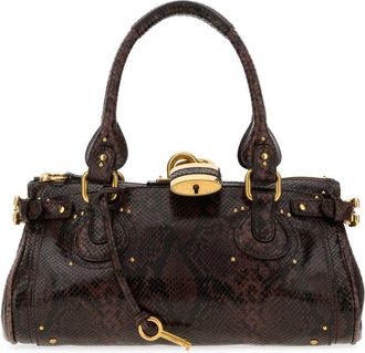Chlo&eacute; Dark Brown Paddington Shoulder Bag