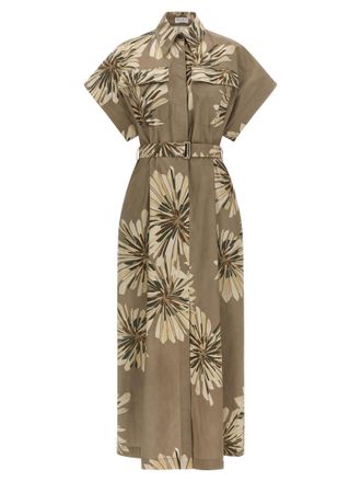 Brunello Cucinelli Womens Chemisier Dress