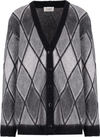 Laneus Cardigan - Heren - Vesten - Veelkleurig - M - Wol - Truien & Vesten