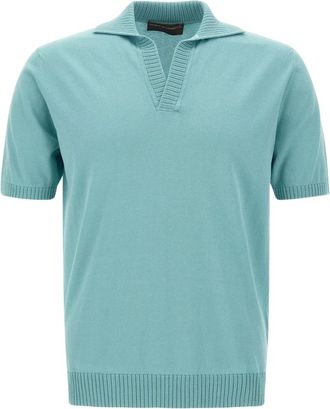 FILIPPO DE LAURENTIIS Polo Shirts - Heren - Polos - Blauw - L - Tops