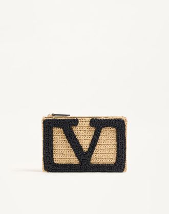 Valentino Garavani Pochette Valentino Garavani Viva Superstar In Rafia Sintetica Donna NATURALE UNI