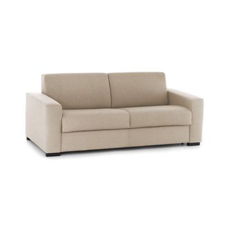 Dmora Dmora - Sof&aacute; Fijo Dgunte, Gran Sof&aacute; De 2 Plazas, 100% Made In Italy, Sof&aacute; Sala De Estar, En Tela Acolchada, Con Reposabrazos Delgados, Cm 180x95h90, B