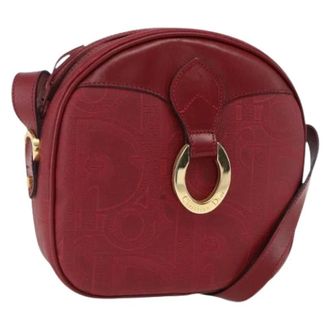 Dior Pre-owned Cross Body Bags, female, Red, Size: ONE SIZE Pre-owned Vintage PVC Shoulder Bag