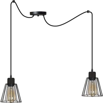 OEM L&aacute;mpara Colgante Moderna De Ara&ntilde;a De Alambre Retro Loft Led