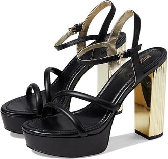 Michael Kors Porter Strappy Platform Womens Shoes Black : 10 M, Leather