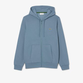 Lacoste Heren Fleece Volrits Hoodie (Blauw)
