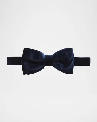 Eton Velvet Pre-Tied Bow Tie