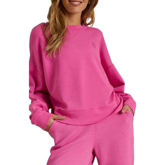 Rhone DreamGlow Crewneck Sweatshirt in Pink Rose at Nordstrom, Size Xx-Large