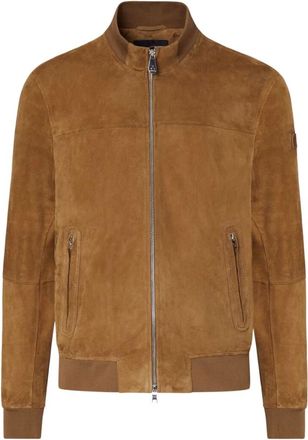 Peuterey Sands Suede Jacket - male - Peuterey - Bomber Jackets - Brown - XL - Jackets