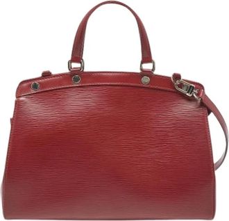 Louis Vuitton Pre-owned Vintage Leren Handtas - Dames - Vintage Handtas - Rood - ONE Size - Leer - Vintage