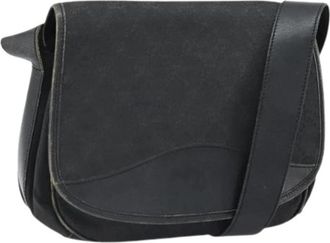 Gucci Pre-owned Canvas Cross Body Bag - Dames - Vintage Schoudertas - Zwart - ONE Size - Vintage