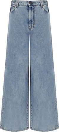 Max Mara Zattera Jeans - Dames - Loose Fit Jeans - Blauw - 3XS - Katoen - Jeans