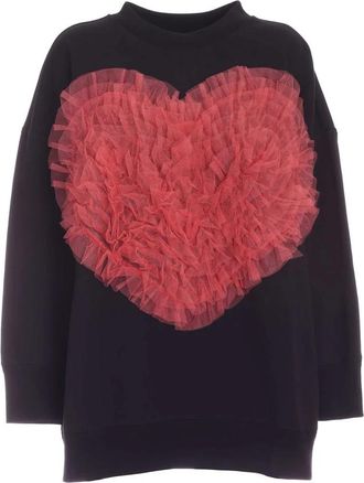 Vivetta Sweatshirts - Dames - Sweatshirts - Zwart - M - Katoen - Hoodies & sweatvesten