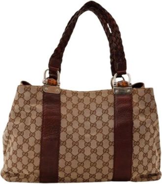 Gucci Borsa Tote Pre-owned - - Pre-owned - Donna - Beige - ONE SIZE